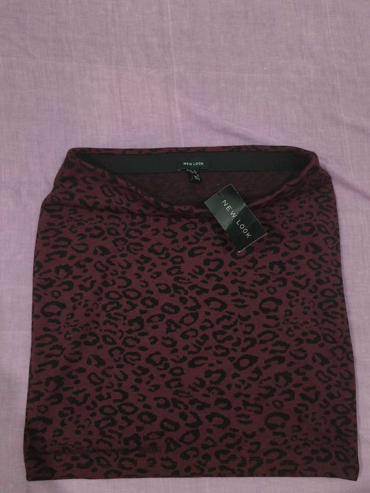 New Look Leopard Print Skirt