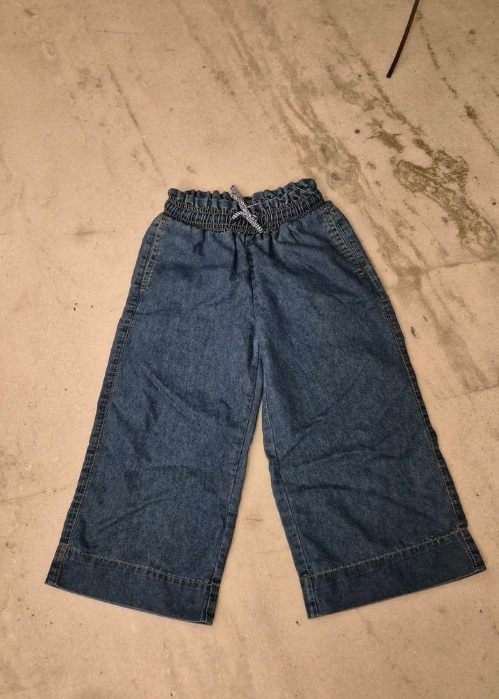 Comfy Wide Leg Denim Pants