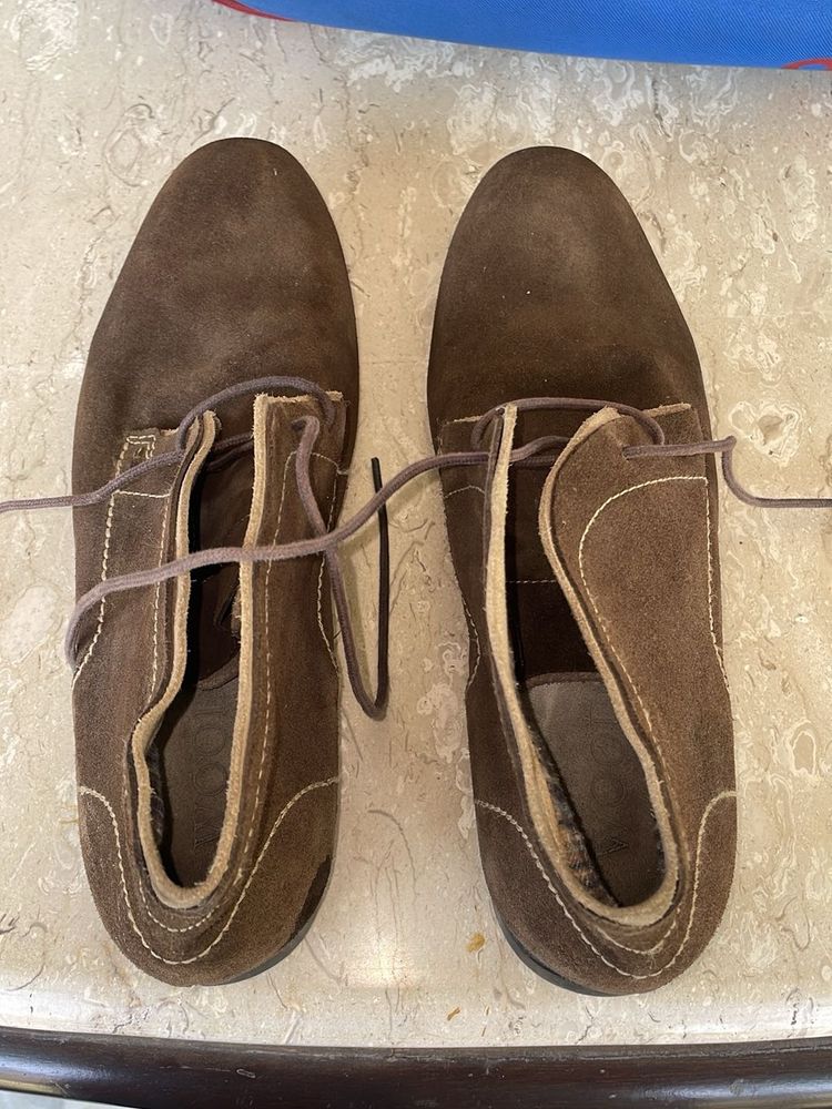 Men's Brown Suede Desert Boots