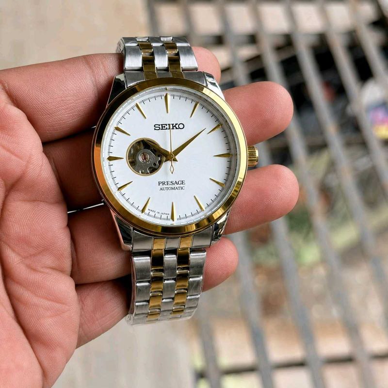 Latest Seiko Presage Open Heart Cocktail Time Gras