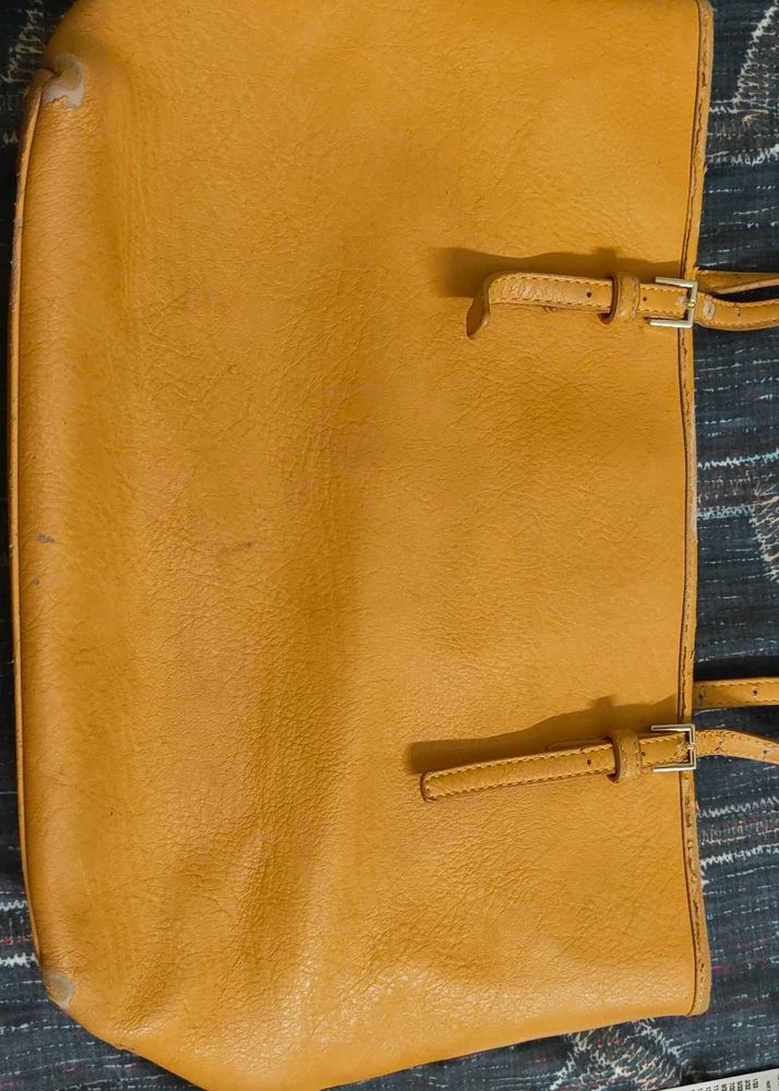 Stylish Yellow Tote Bag