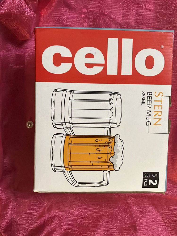 Cello Stern Beer Mugs Set Of 4 Pcs