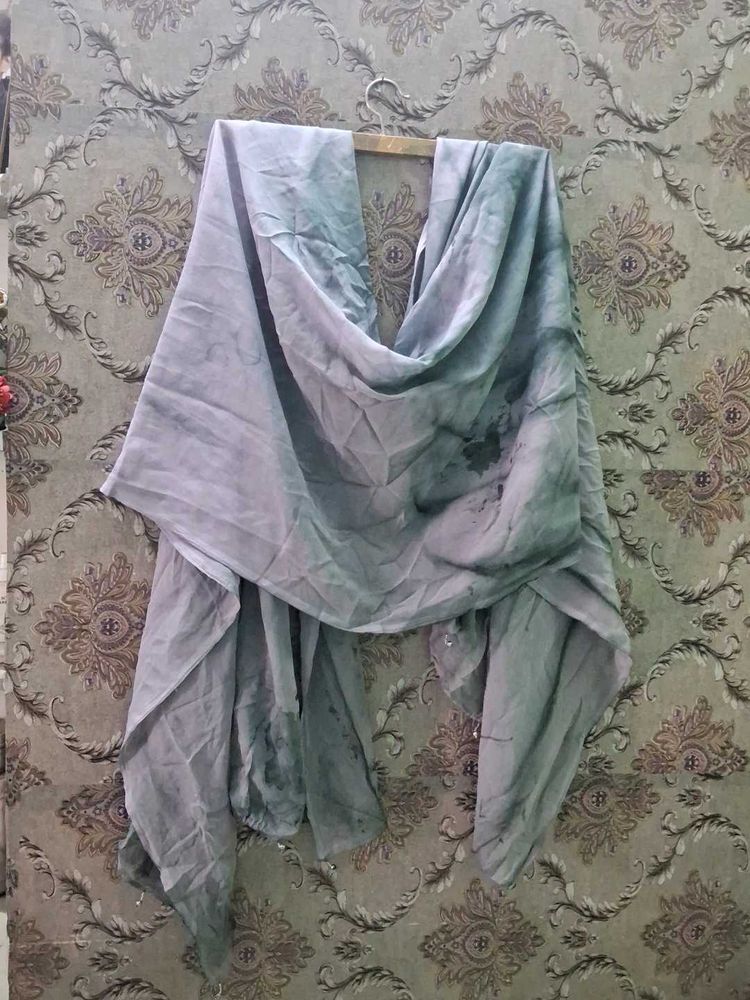 Stylish Grey Tie-Dye Dupatta of 1