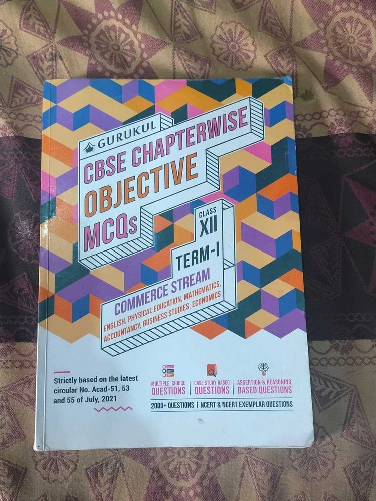 CBSE Class 12 Objective MCQs Commerce Term 1