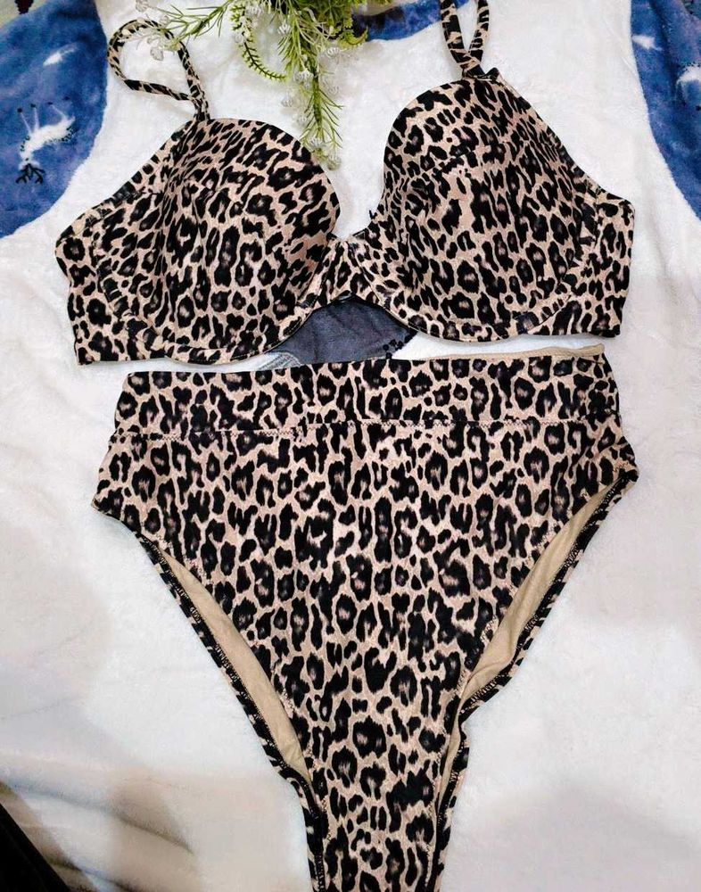 Animal Print H&amp;m bikni set 👍