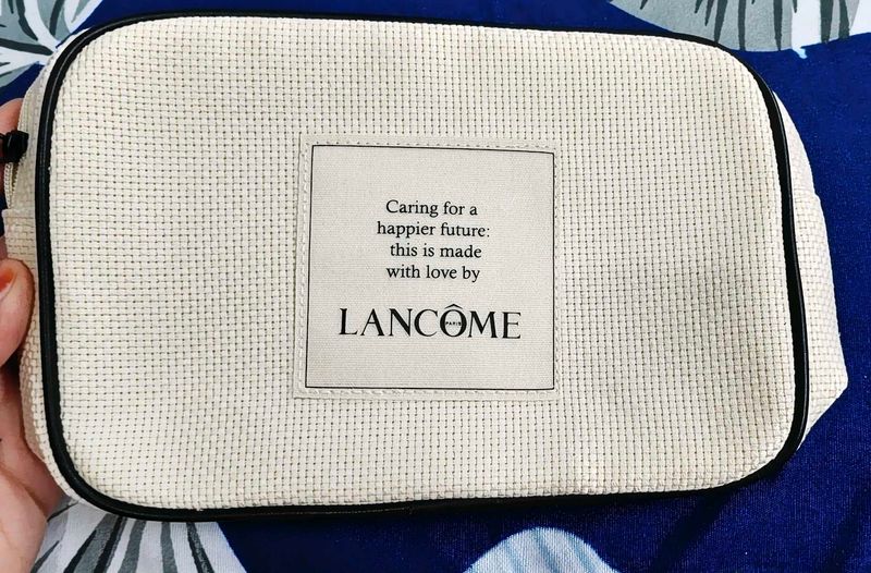 Lancome White Pouch