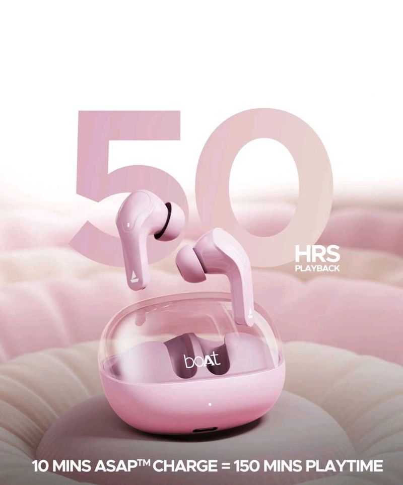Pink Boat Wireless Earbuds 💗
