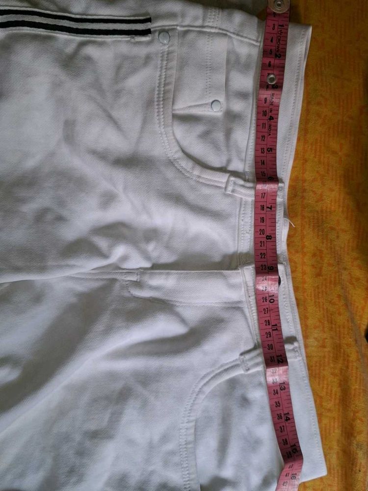 Classic White  jeans Pants