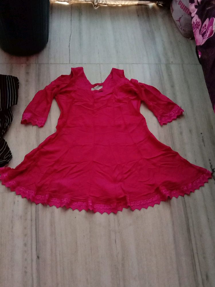 Combo Umbrella Flare Kurti With Afgani Salwar