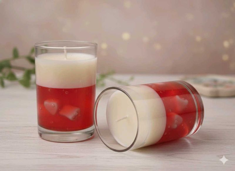 Scented Heart Candles