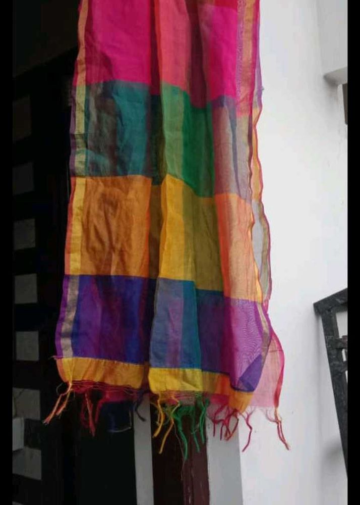 Vibrant Checked Dupatta