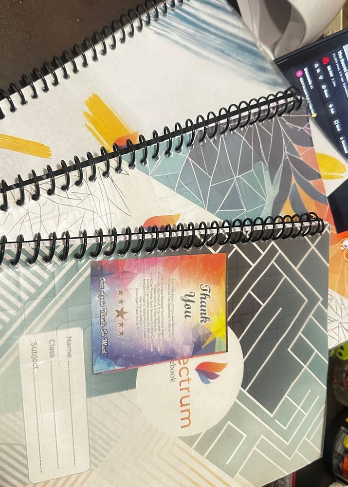 Spectrum Notebook - Artistic Design