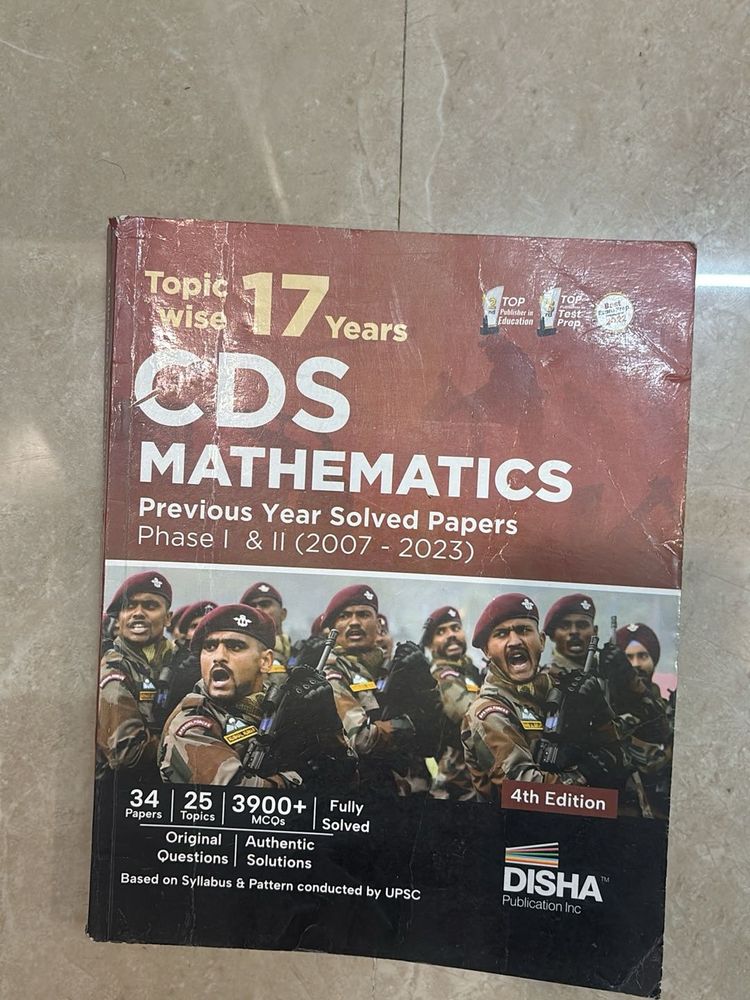 CDS Mathematics Previous Year Solved Papers