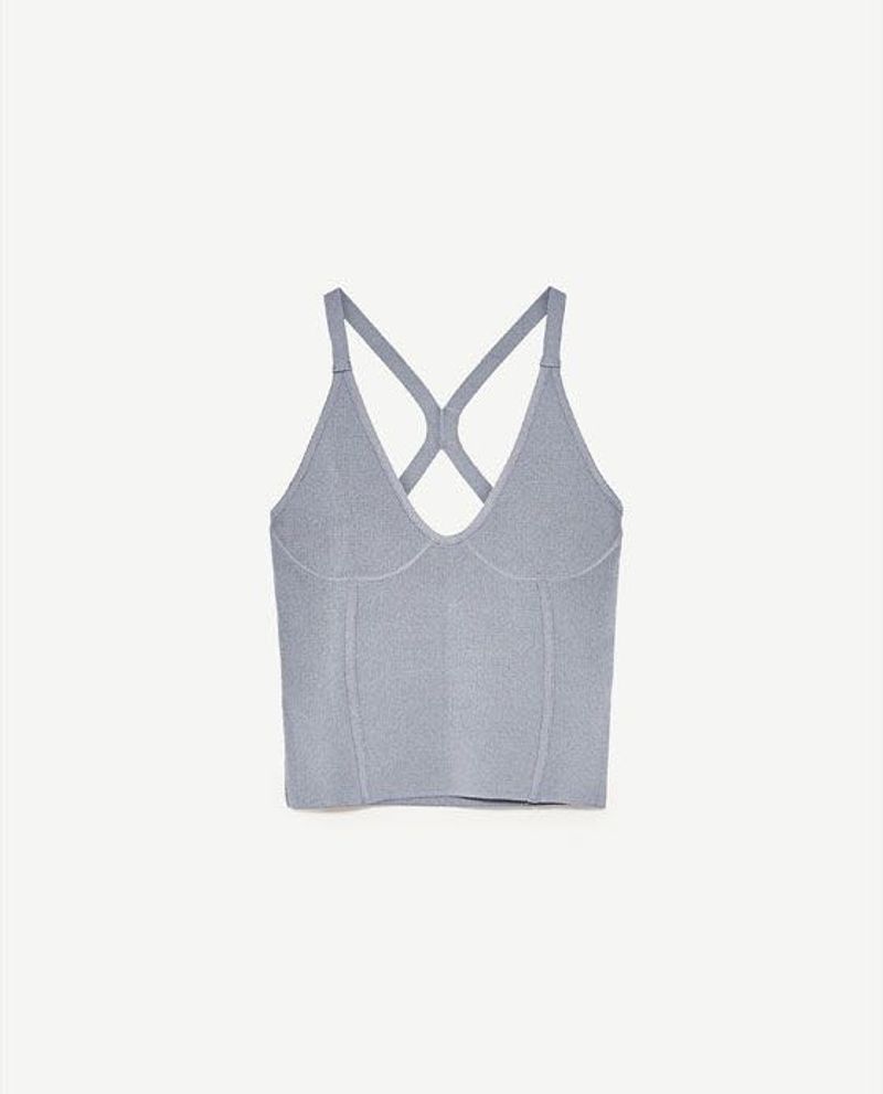 ZARA blue top
