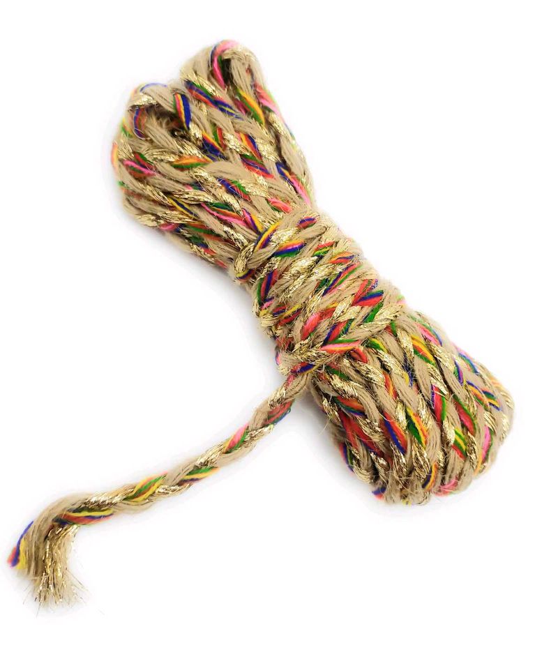 Colorful Decorative handmade jute Cord