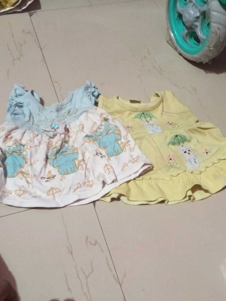 Adorable Baby Girl Dresses (Set of 2)