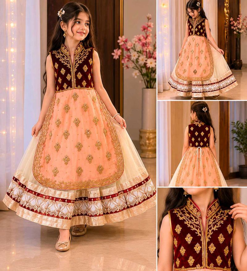 Girls' Festive Lehenga Choli