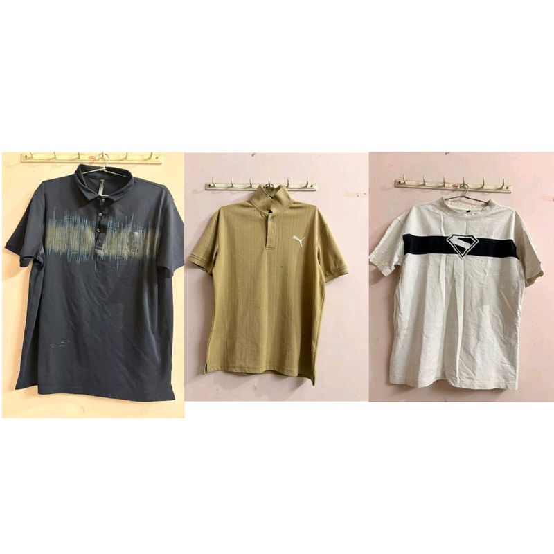 Combo me tshirt Puma Men's Polo T-Shirt