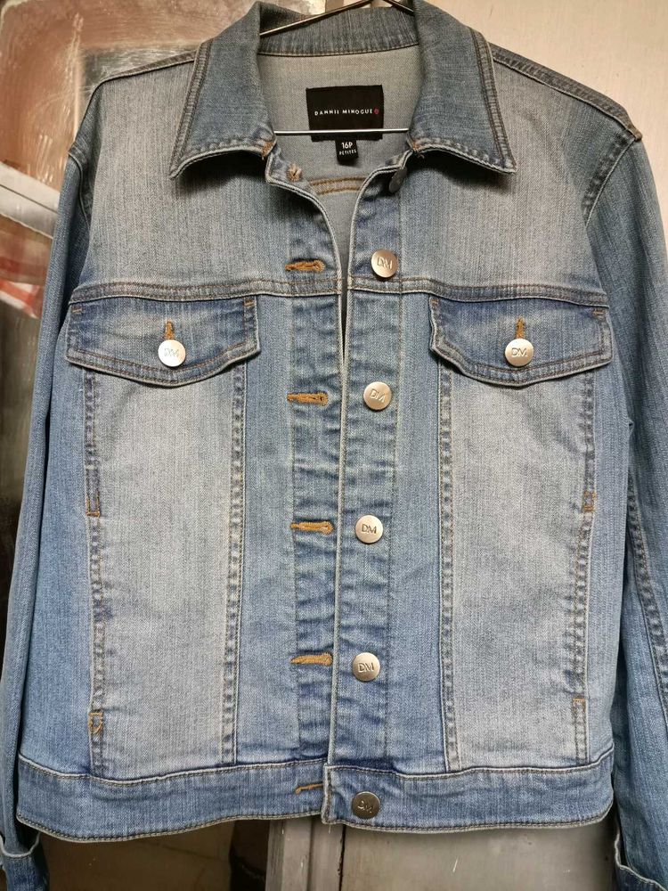Denim Jacket For Women Bust 40, Length 20 Inch