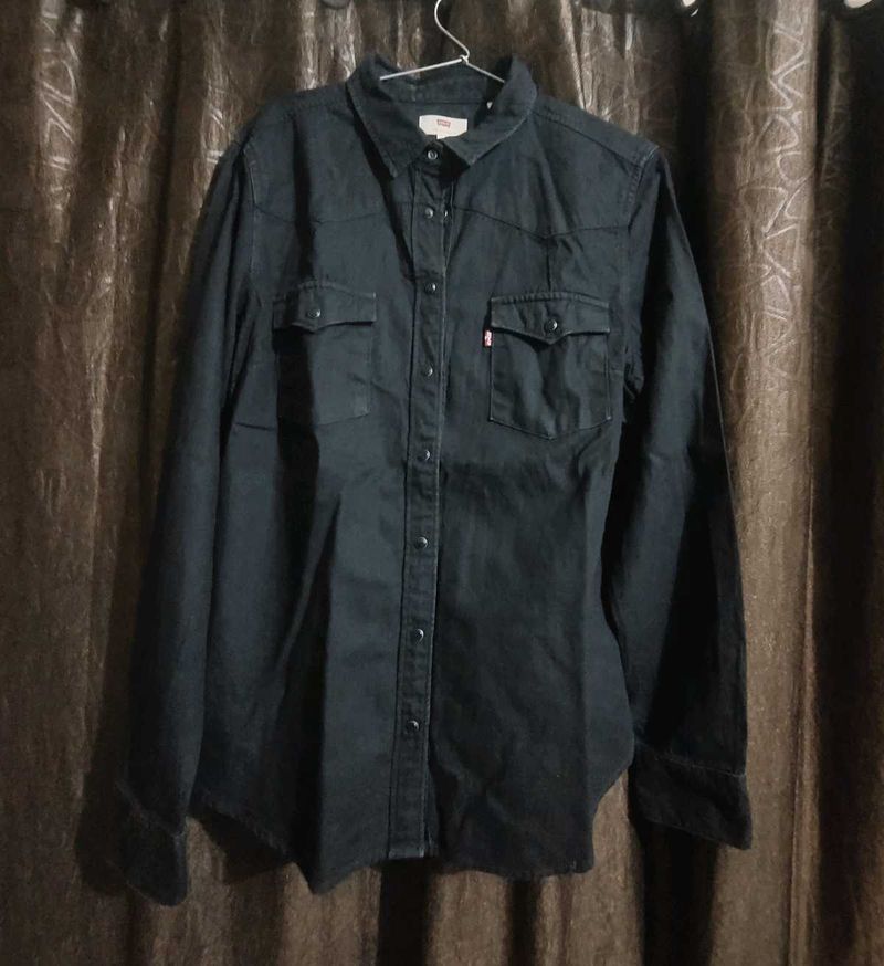 Levis Black Shirt for Mens | Size : L