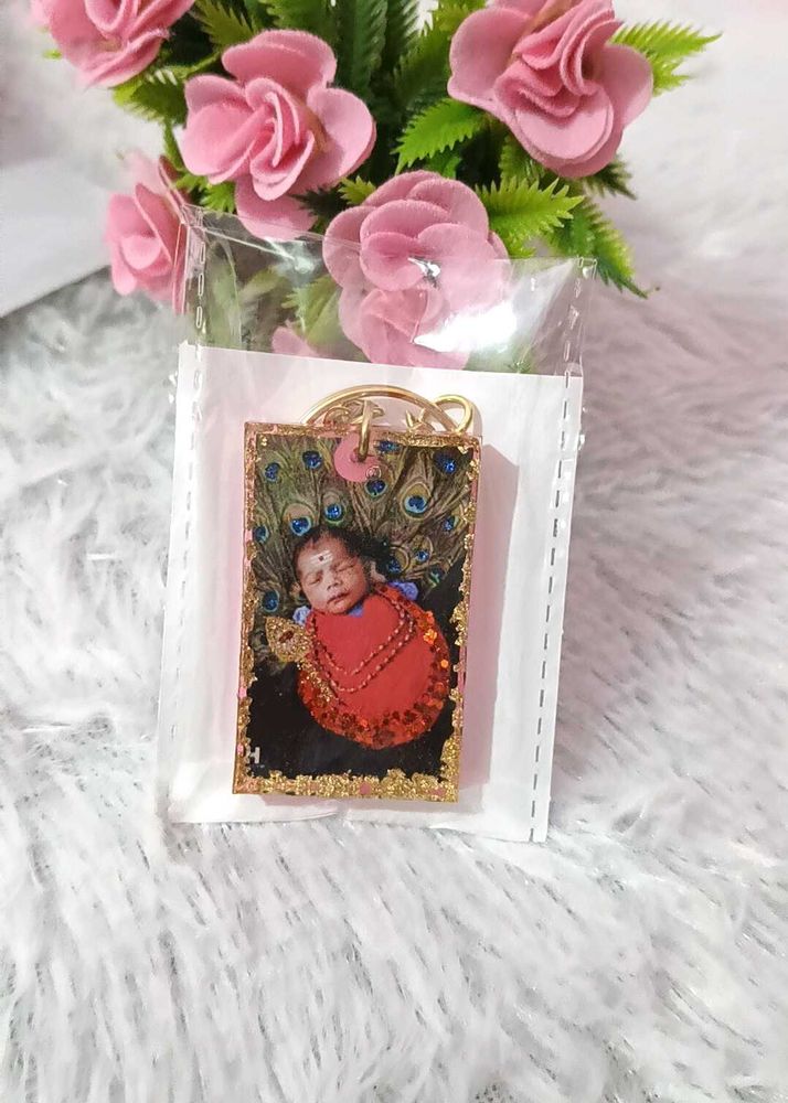 Personalized Baby Photo Keychain