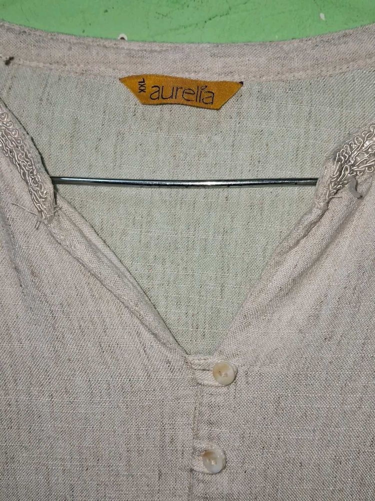 Aurelia Linen Blend Kurta of 1