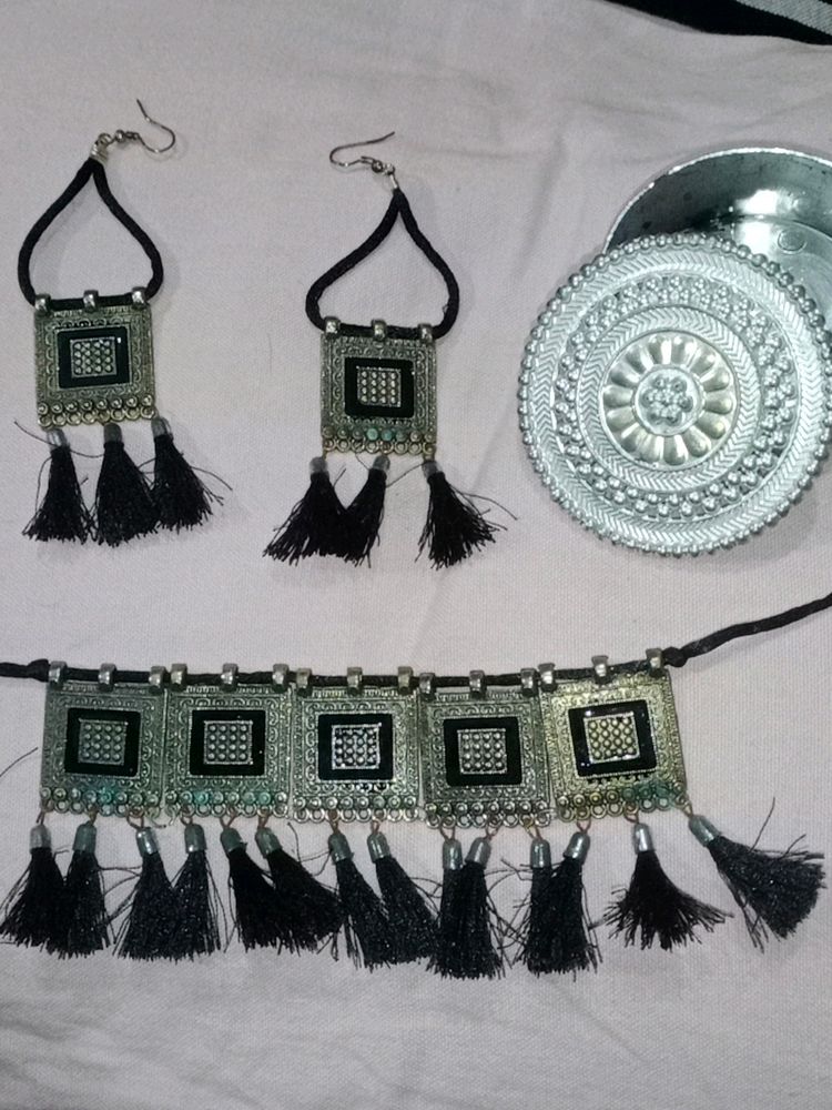 Necklace Set With Jwellry Box