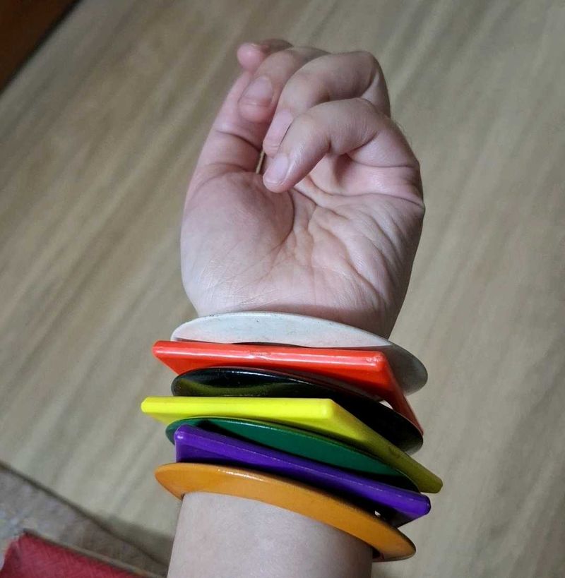 Colorful Stackable Bangles