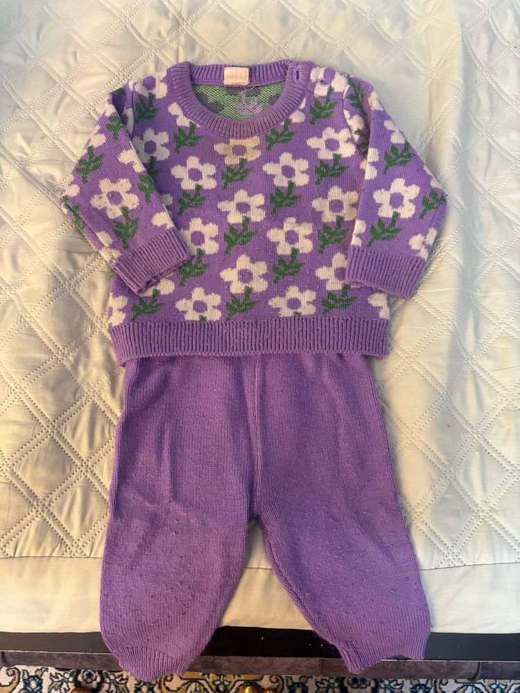 Cute Floral Baby Set