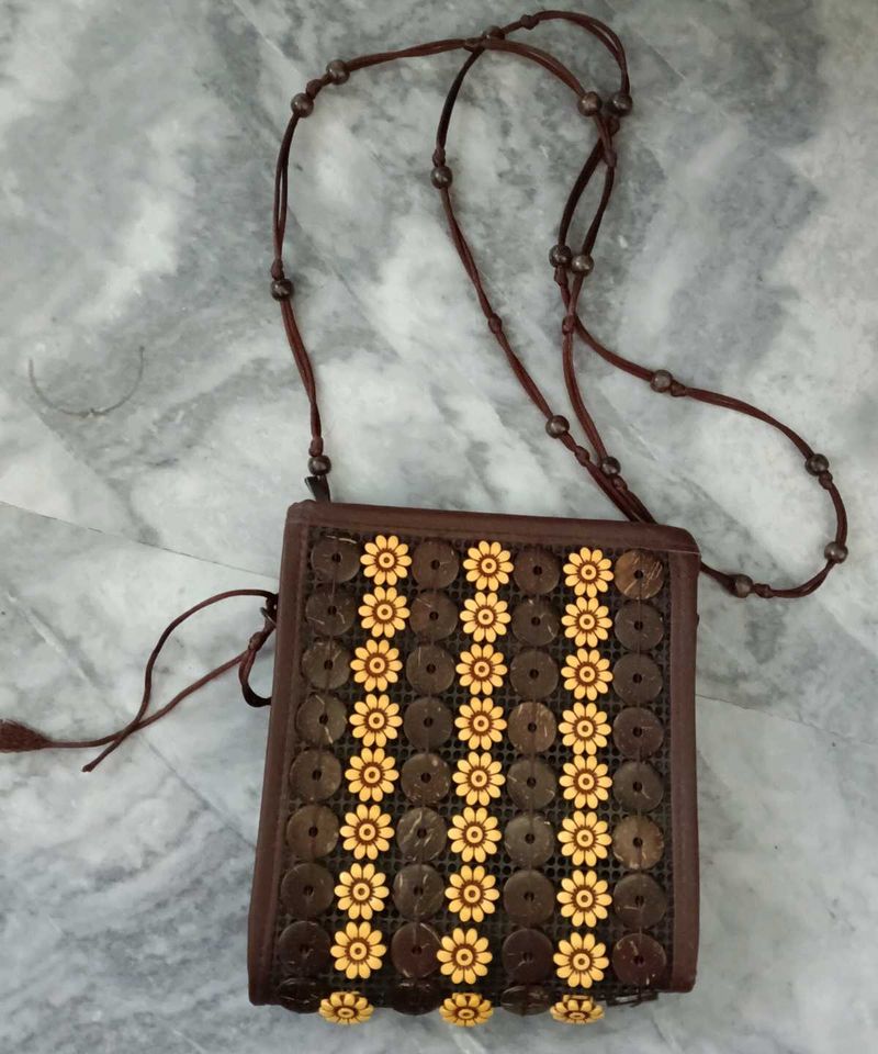 Boho Chic Floral Sling Bag