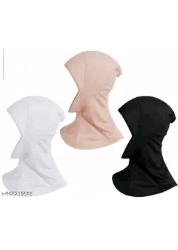 Set of 3 Hijab Caps