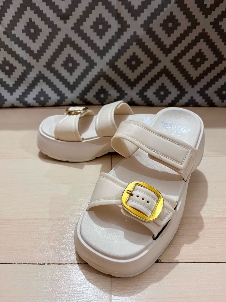 Platform Buckle Sandals
