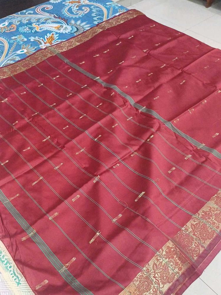 Banaras Silk Saree Like New Sareewith Blouse