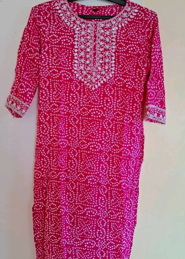 Bandhani Printed Kurti