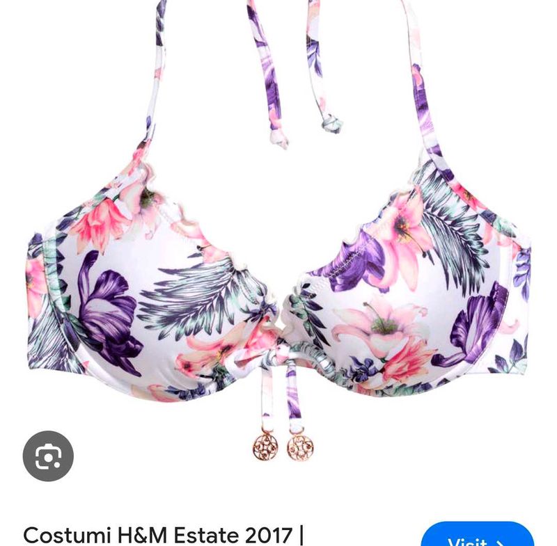 Floral Bikini Top with brief