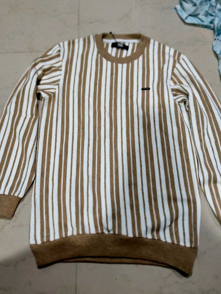 Striped Crew Neck Sweater