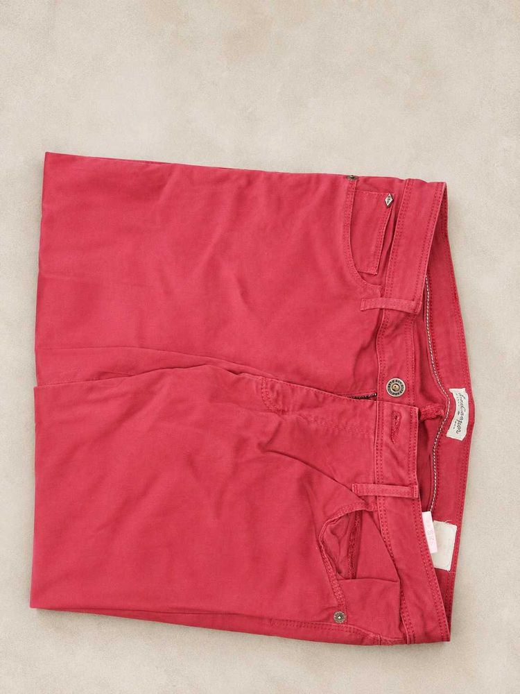 Vibrant Red Women's Pants