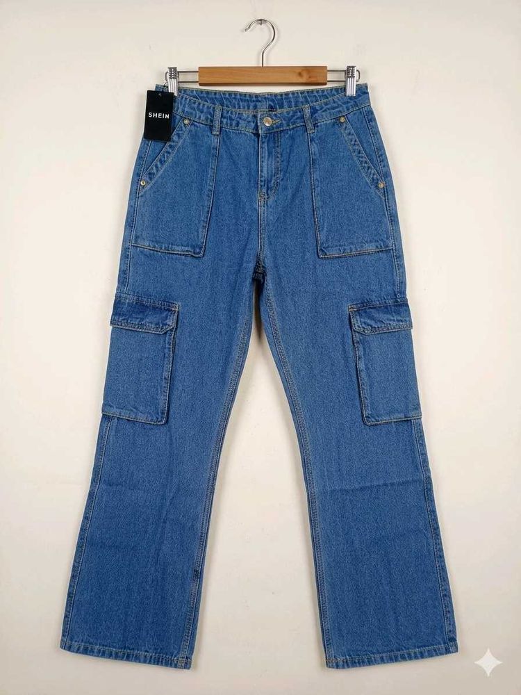 new Blue Cargo Jeans