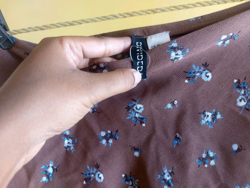 H&amp;m Brown mini Skirt