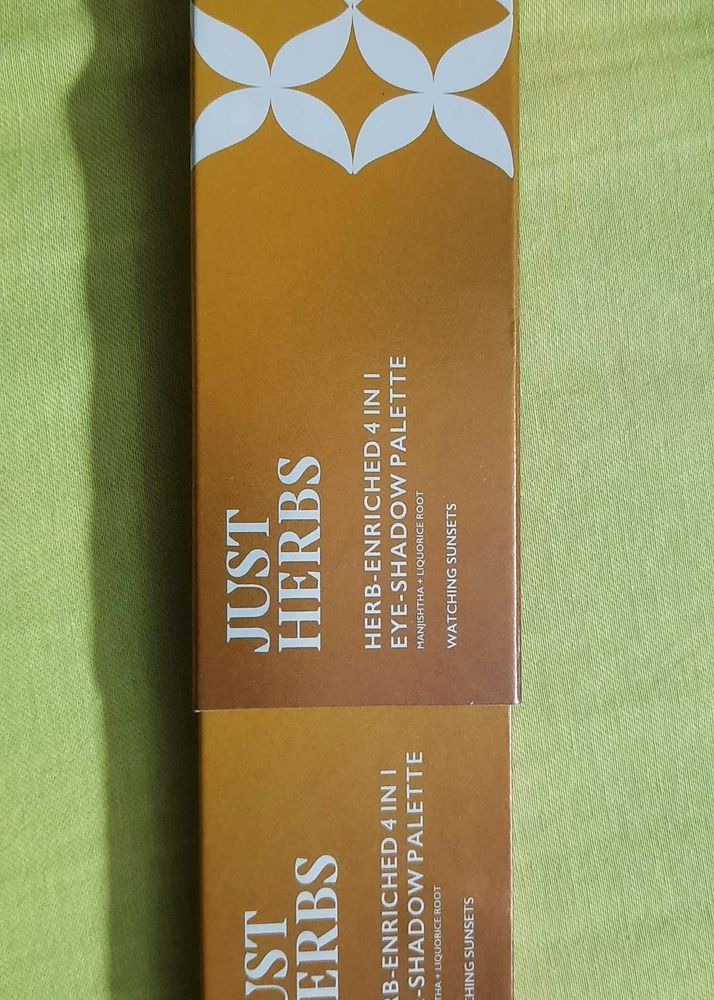 Combo Offer Just Herbs Eyeshadow Palette , T. Y. A