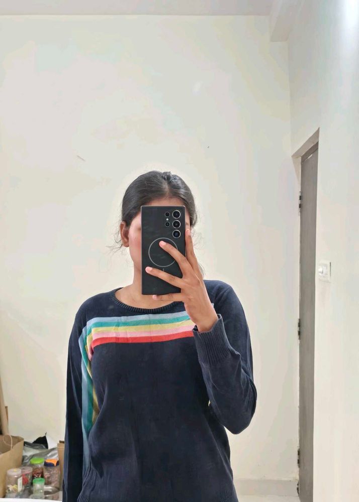 Striped Knit Sweater