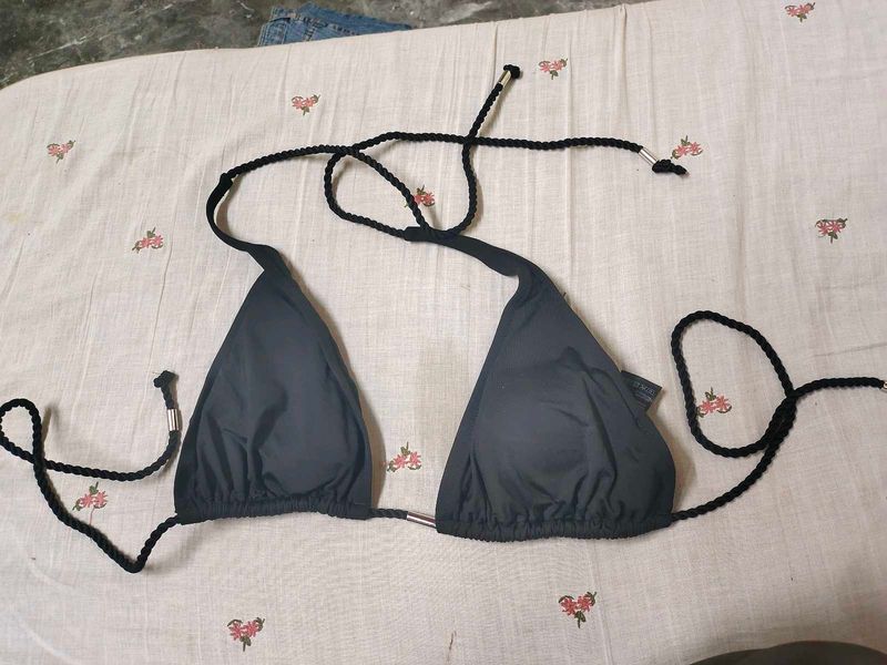 Classic Black Triangle Bikini Top