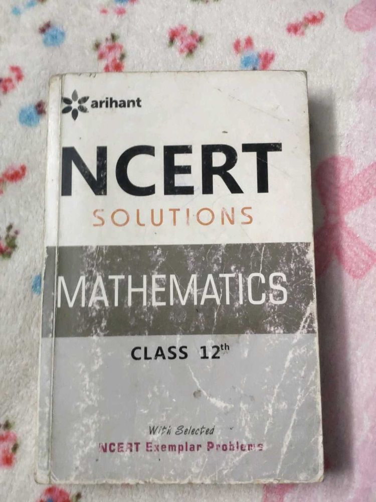 Arihant NCERT Solutions Mathematics Class 12th