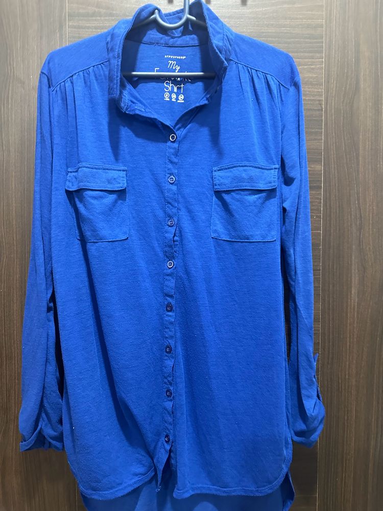 Navy Blue Top for Ladies