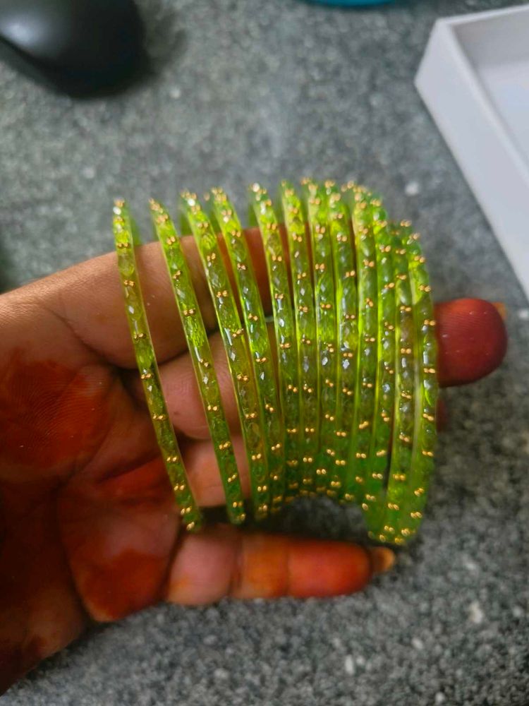 Set of Green Bangles