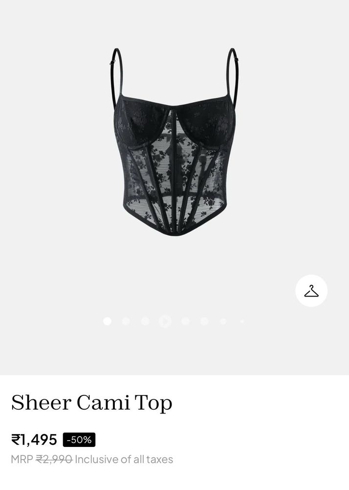 BLACK CORSET
