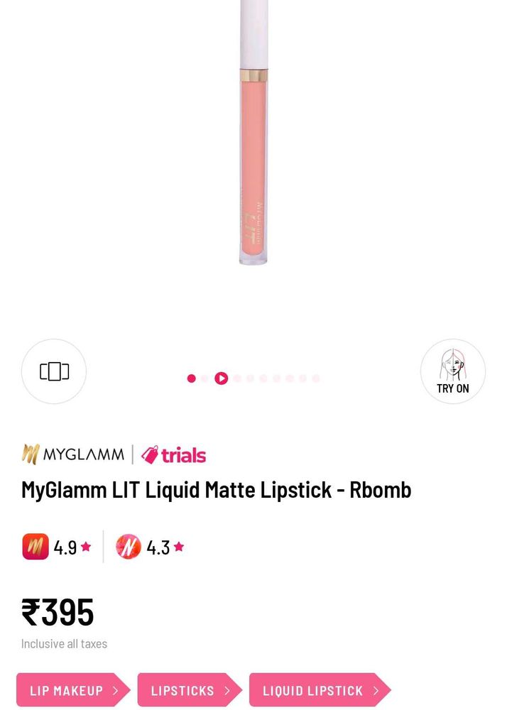 My Glamm Lipstick Combo