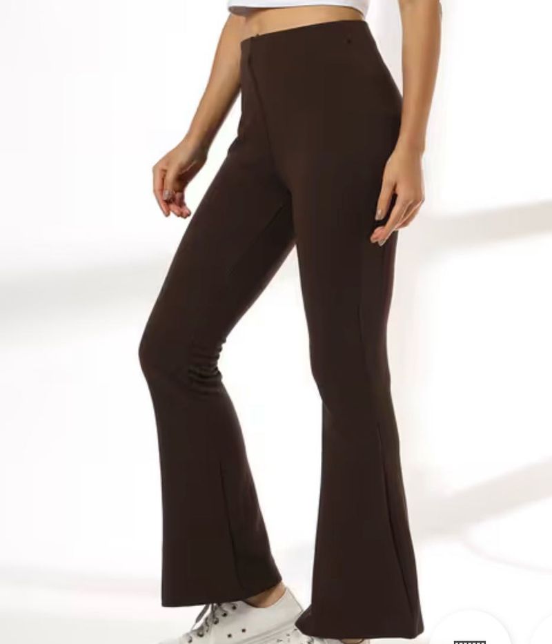 Brown Flare Leggings