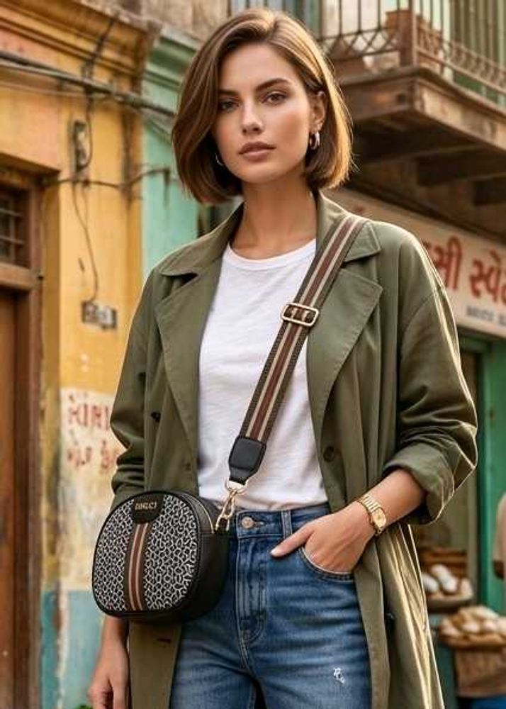 Trendy casual sling bag.