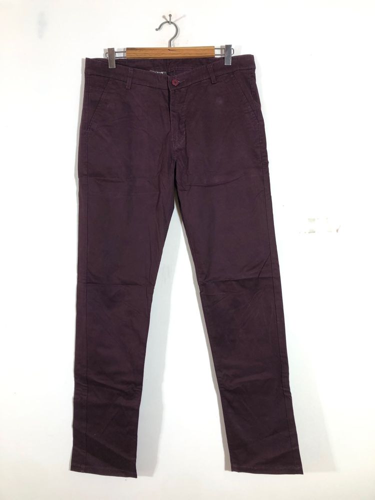 Burgundy Casual Pants (Men’s)